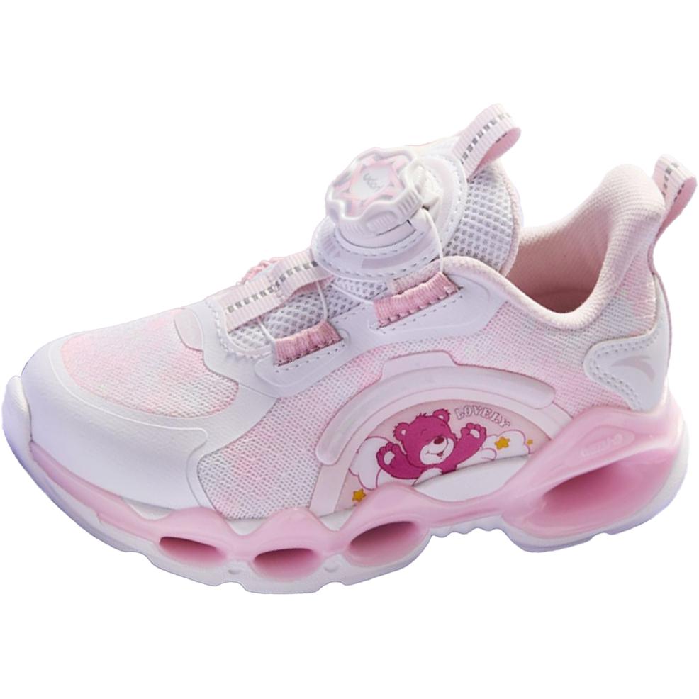Anta Kids Fabric Casual Sports Testing Non-Slip Wear-Resistant Low-Top Running Shoes Kids Sneaker Pink 322449901-1