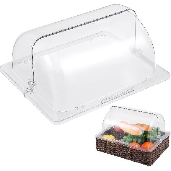 Acrylic Food Screen Dome Cheese Cloche Dome Transparent Dessert Display Dome Cover Food Screen Protector Cover for Party Dessert Cake Cover Display