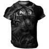 Vintage 3D Animal Men's Clothing Summer Breathable Men's T-Shirt Hip Hop Fashion Men Top Trend O-Neck Men Short Sleeve