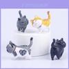 Pvc Pet Cat Miniature Figurine Collectible Decor For Car Desk Display