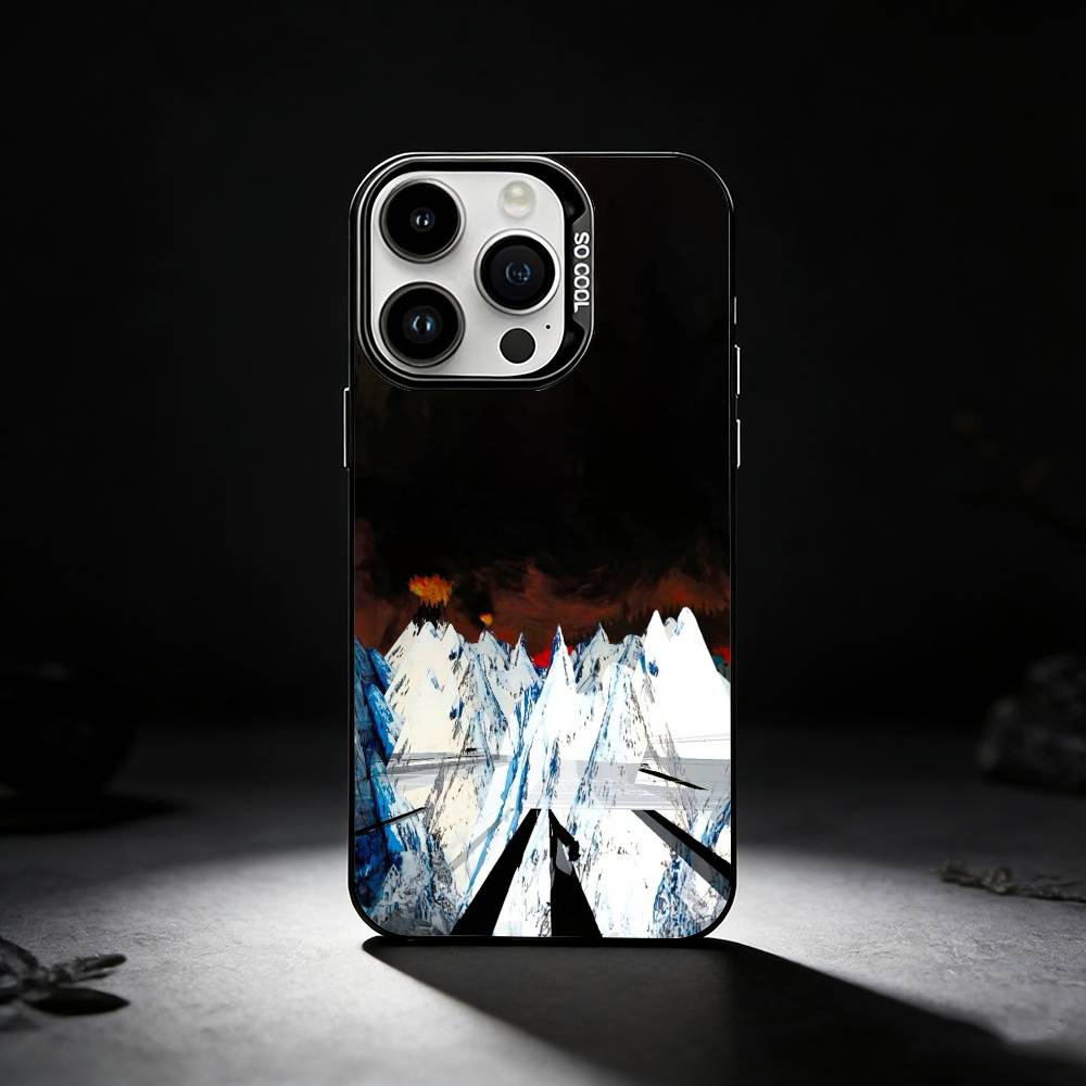 Classic R-Radiohead Rap Band Phone Case For iPhone 17,16,15,14,13,12,11 Plus,Pro Max,XS,Colored silver phone case