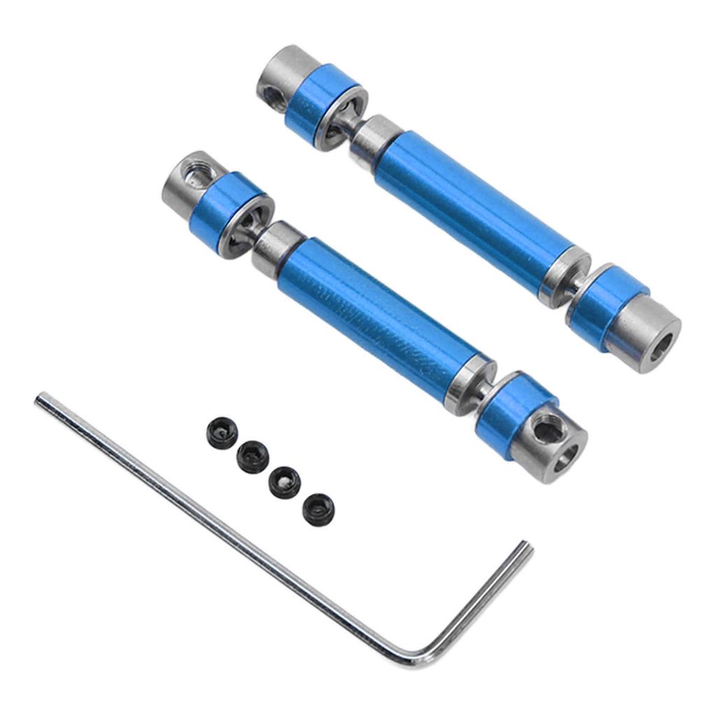 2PCS Front Rear Center Drive Shaft Aluminum Alloy Wear Resistant Rustproof Transmission Shaft for