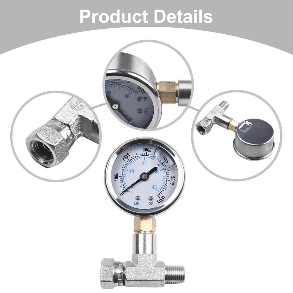 Paint Sprayer Pressure Gauge Airless Paint Sprayer Gauge Long-term Durability For Airless Paint Sprayers Meticulous Workmanship