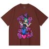 230 Gsm 100% Cotton Dragon Ball V28 Bunny Bulma Print Unisex Heavy Cotton T Shirt
