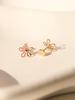 Minimalpiercing 14K Five-Petal Flower Labret Piercing