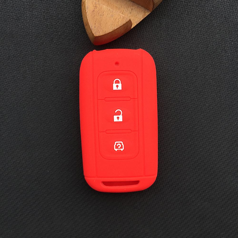 

Silicone Rubber Protective Skin Cover Case Shell for Dongfeng DFSK 580 DFM AX7 Car Products Key FOB Remote Keyless Accessories красный