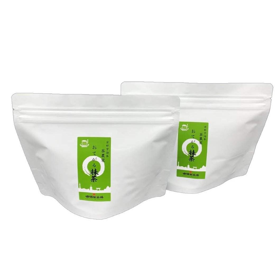 Tea farmers stone-ground Uji matcha easy 400g (200g2) Kyoto Koshou Seicha.