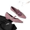Spot~ French pointed tip with Mary Jane shoes for women's 2025 new autumn shallow mouth with skirt single shoes for women