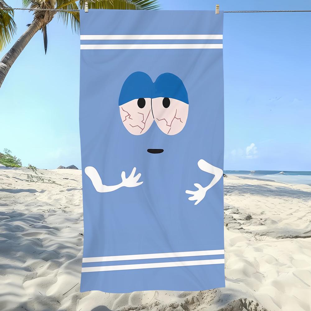 

Cartoon Funny T-Towelie Towel Soft Pool Gift For Travel Gym Shower Camping Quick Dry Sports Large Beach Towel W40*H60(CM)
