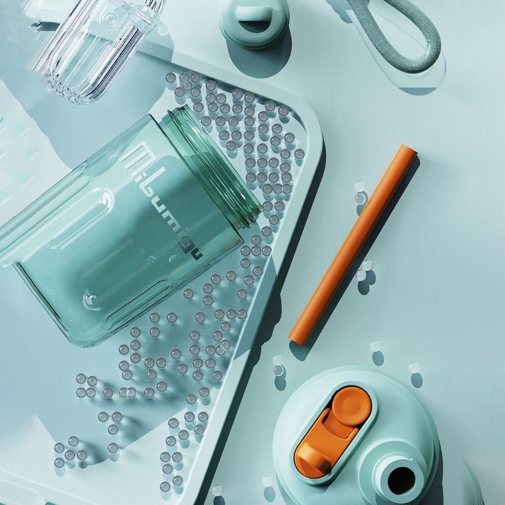 Heat-resistant Double Drinking Water Bottle Portable Tea Kettle Convenient Water Cup  Children