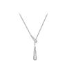 New 925 Sterling Silver Necklace Simple Style Geometric Shape Pendant Women CHoker Birthday Gift Exquisite Jewelry
