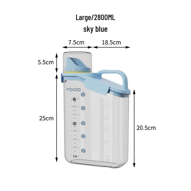 Recipient etanș pentru depozitarea orezului și cerealelor în stil japonez