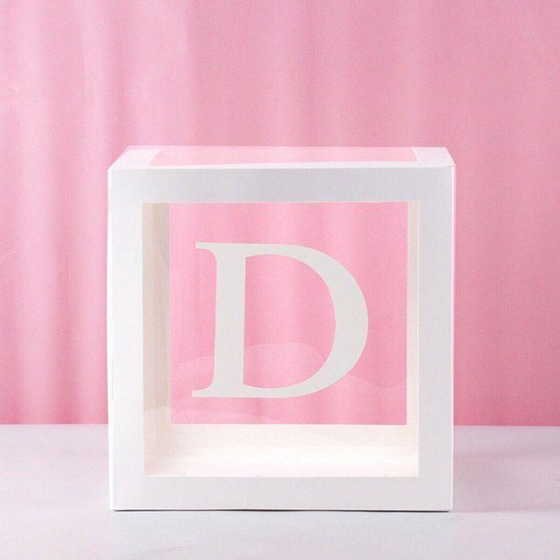 Elegant Number Letter Transparent Balloon Boxes For Creative Party Decor