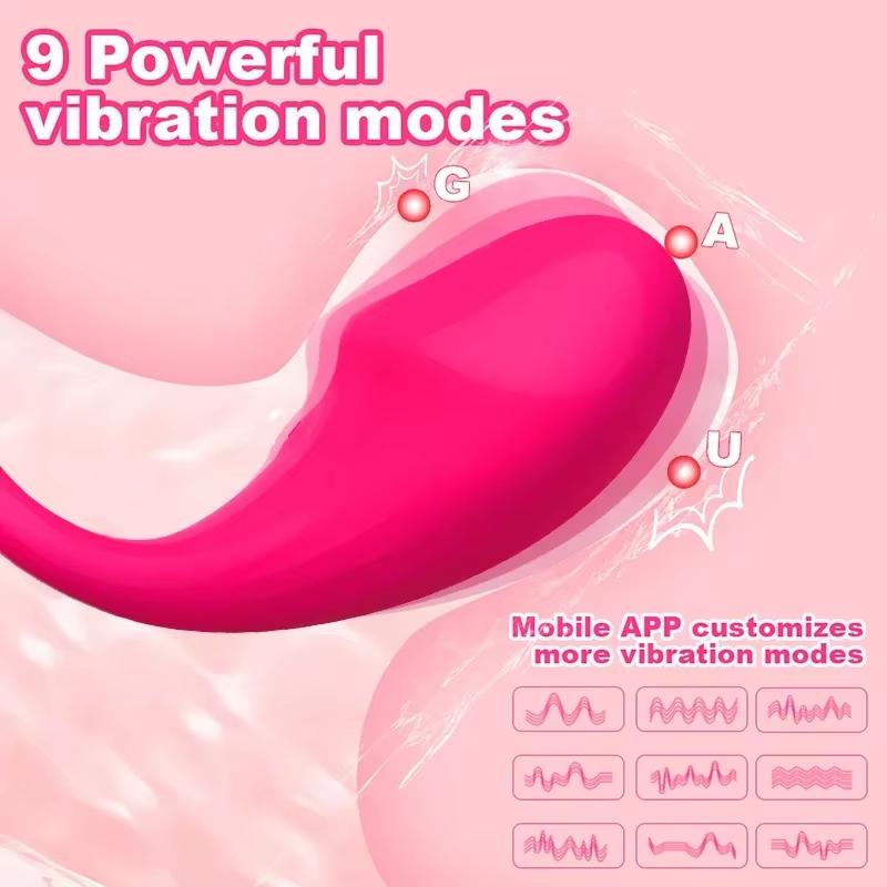 Wireless Female Dildo Vibrator Egg Women APP Control Clitoris Stimulator Wearable G-Spot Egg Adult Supplies Sex Toys for Couples