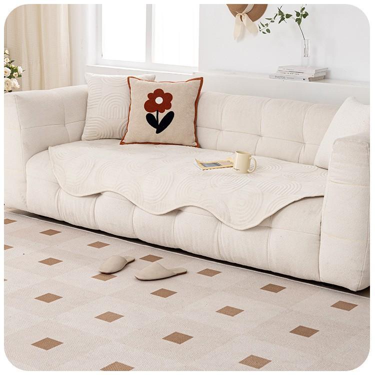 

Irregular Special-Shaped Dutch Velvet Sofa Cushion Is Universal In All Seasons New Non-Slip Seat Cushion, Sofa Cover Cover Cloth 90*90cm