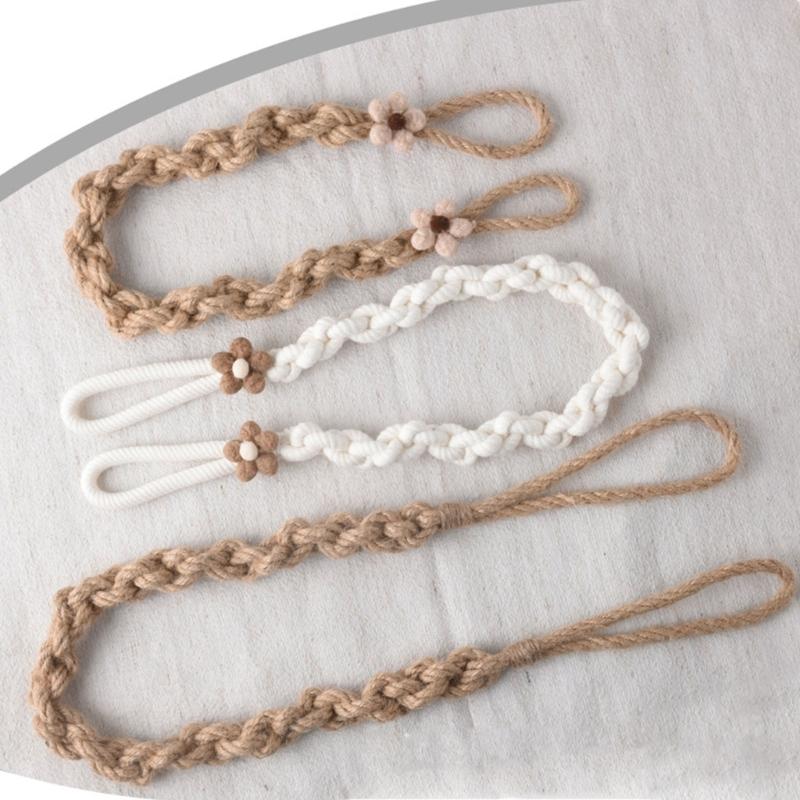 Curtain Tiebacks,Curtain Tie Backs for Curtains Drape Tieback Holders Cord with Metal Hook for Bedroom Farmhouses Decors