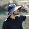 Summer Large Sun Hat For Men Women Breathable Fishing Caps Sun Uv Protection Fisherman Hat Hiking Outdoor Beach Cap Gifts