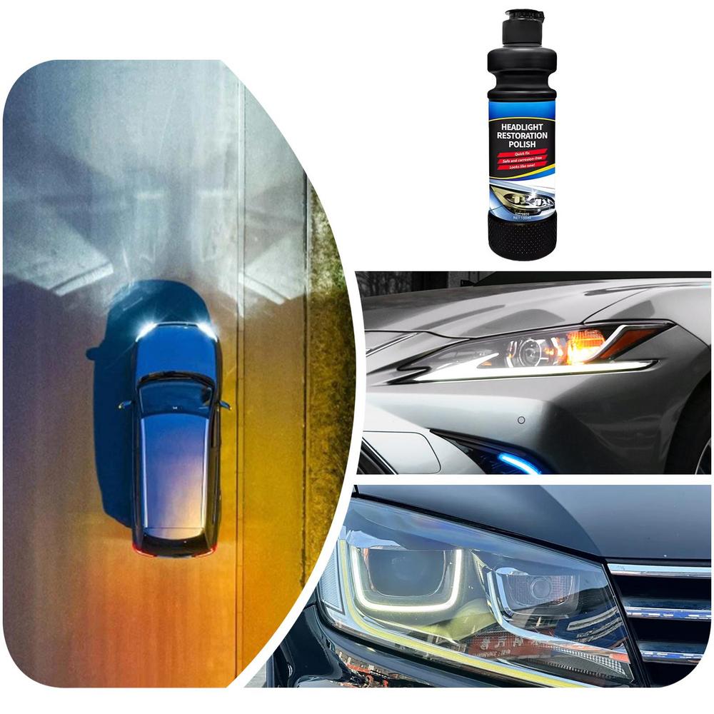 Car Light Cleaner 100ml Headlight Restorer Headlight Cleaner Auto Detailing Supplies Head Light Lens Restorer Headlight Cleaner