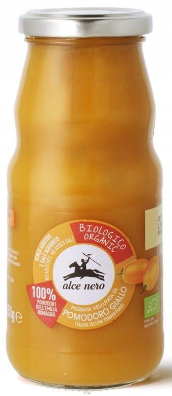 TOMATO PASSATA SAUCE (FROM YELLOW TOMATOES) ORGANIC 350 G - ALCE NERO