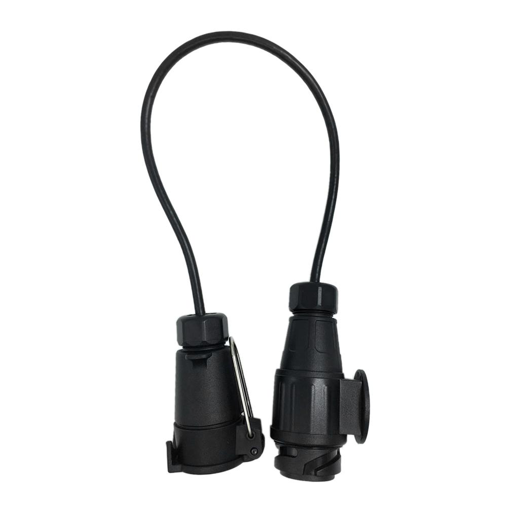 Tirol 12V 7 To 13 Pin Trailer with Cable Adapter Wiring Connector Towbar Plug & Socket