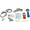 Polizei - Set mit 10 Elementen mit Wasserpistole