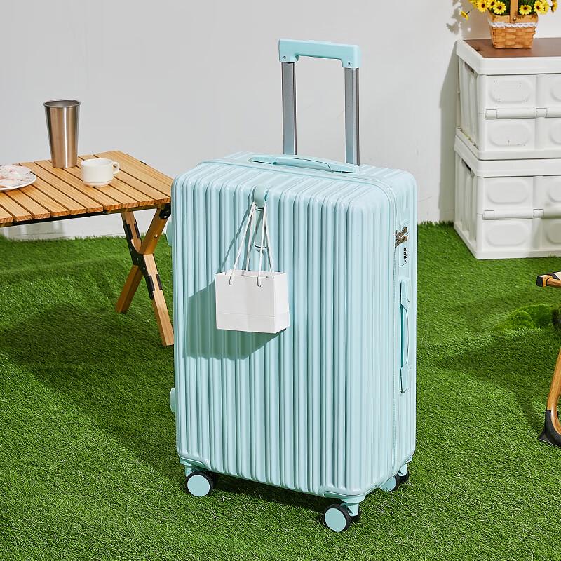 Travel Luggage with USB Charging and Cup Holder 22 Inch