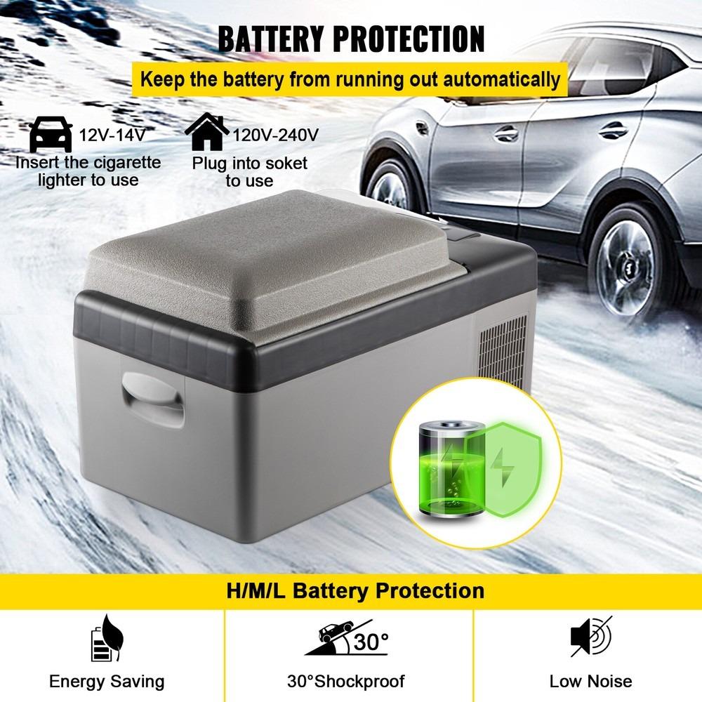 Compressor Refrigerator Box - 20 Liters - Small Refrigerator - Bicycle/Car Camping - APP - 12V/230V