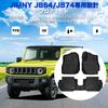 Yimeida Floor Mats for Suzuki New Jimny and Jimny Waterproof 3D Car Mats with Rubber Floor 3D TPE Floor Carpets for Jimny Custom Interior Driver and