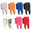 1/3/6Pcs Tooth Shape Design Toothbrush Covers Portable Toothbrush Holders Mini Toothbrush Head Storage Box For Travel Commuting
