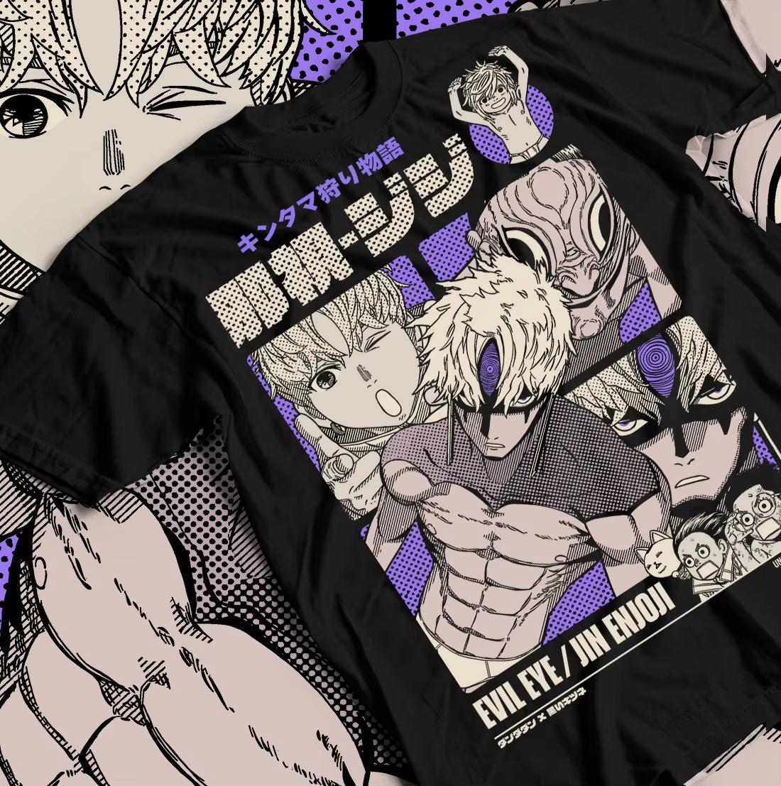 

2026 New Evil Eye Unisex TeeDandadan ShirtEvil Eye DesignEye Protect Shirt Dandadan Luxury Unisexs Clothing Clothes for Unisex M