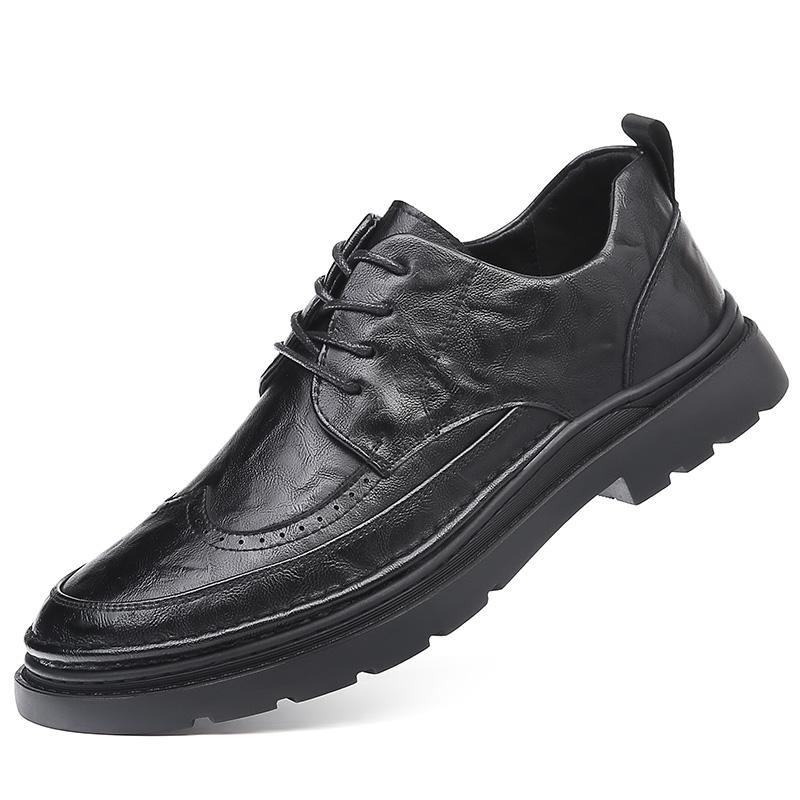 

Fashion Men s Classic Retro Brogue Shoes Patent Leather Mens Lace-Up Dress Business Office Shoes Men Party Wedding Oxfords Sizes 38-44 44 чёрный