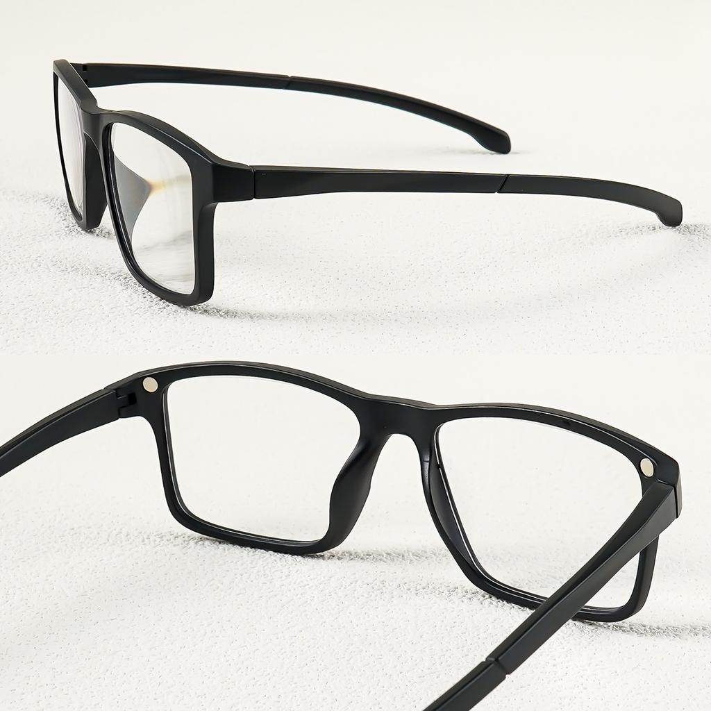Magnetic Reading Glasses With Uv Protection Lenses - +1.0 To +3.5 Magnification Fashion Square Reading Glasses Sunglasses