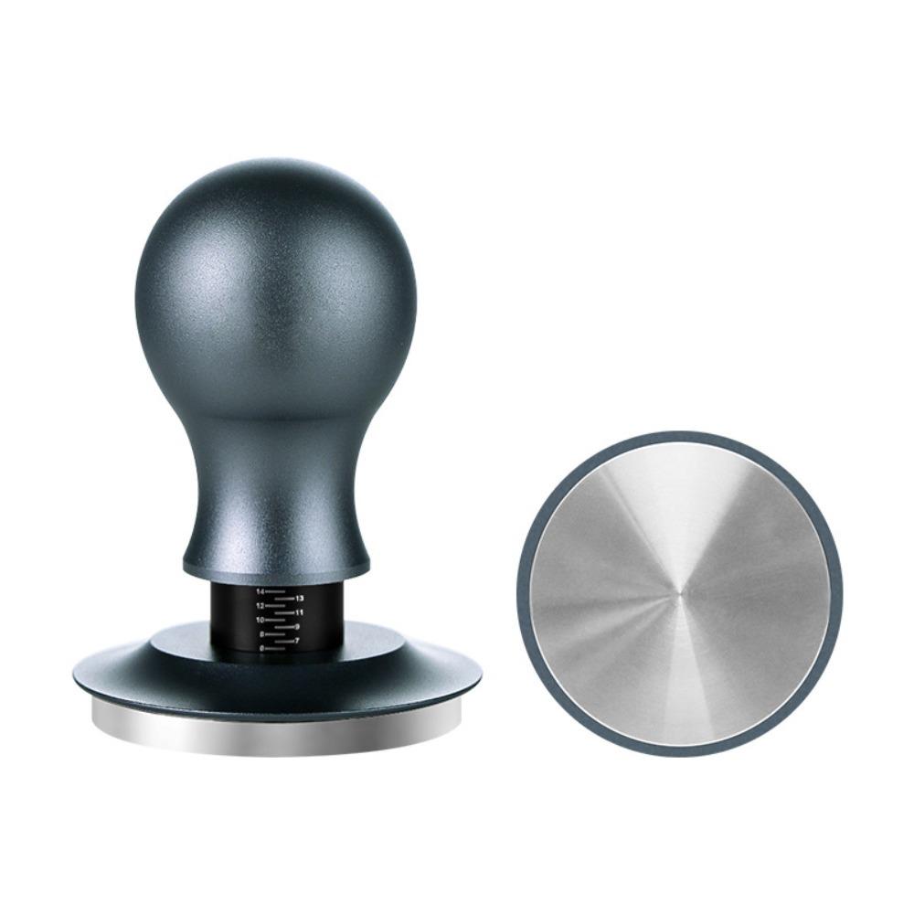 Spring Loaded Coffee Tamper Flat/threaded Bottom Coffee Powder Press Durable Coffee Leveler  Bar
