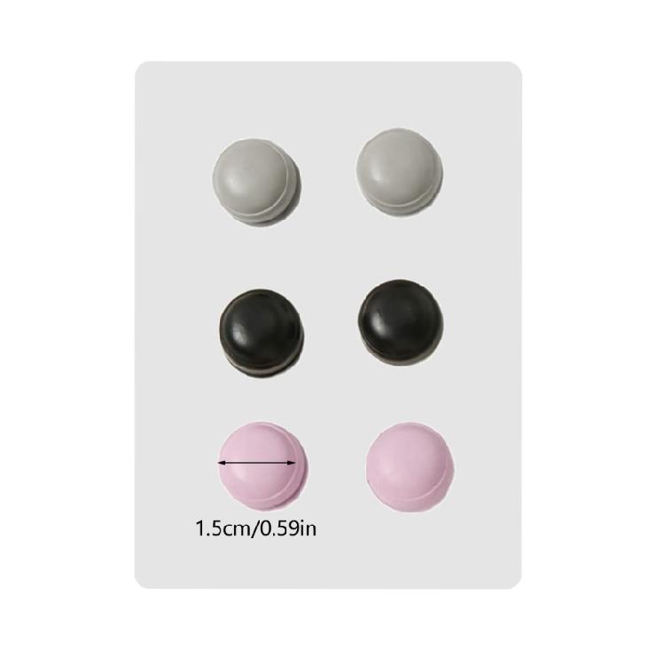 6 Pairs Scarf Clasp Collection Hijab Scarf Buckles Adornment Decorative Cufflink