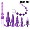 7pcs/set Dildo Anal Plug Vibrator Clitoris Stimulation Adult Erotic Bdsm G Spot Orgasm Sex Toys For Women Men Chastity Sex Shop