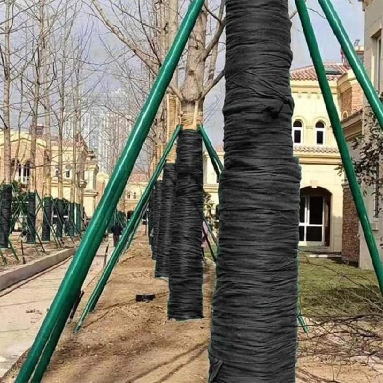 Black Fabric Tree Protectors Wraps Breathable Tree Wraps Tree Protectors For Winter Defense And Plant Preservations