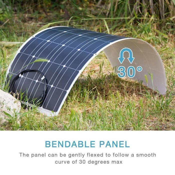 Solarpanel - Dokio - 200W - Halbflexibel - Monokristallin - 18V/16V