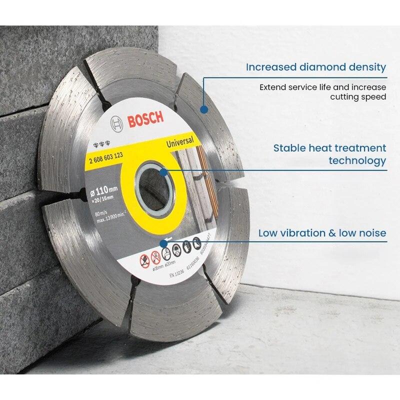 Bosch Universal Cutting Disc Grinding Wheels 105-230mm Diameter Marble Saw Universal Saw Blade For Marble Concrete Stone Granite