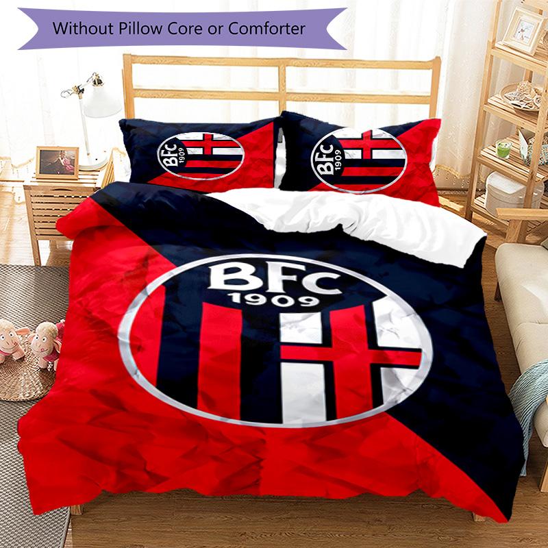 BFC 3pcs Bedding Set Duvet Cover Closure Includes 1 Duvet Cover & 2 Pillowcases for All Seasons Bedroom Home Dorm Decor