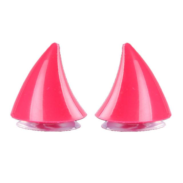 2pcs Motorcycle Helmet Cute Corner Rubber Horn Decoration Motocross Full Face Off Road Helmet Decoration Moto Car Accessories