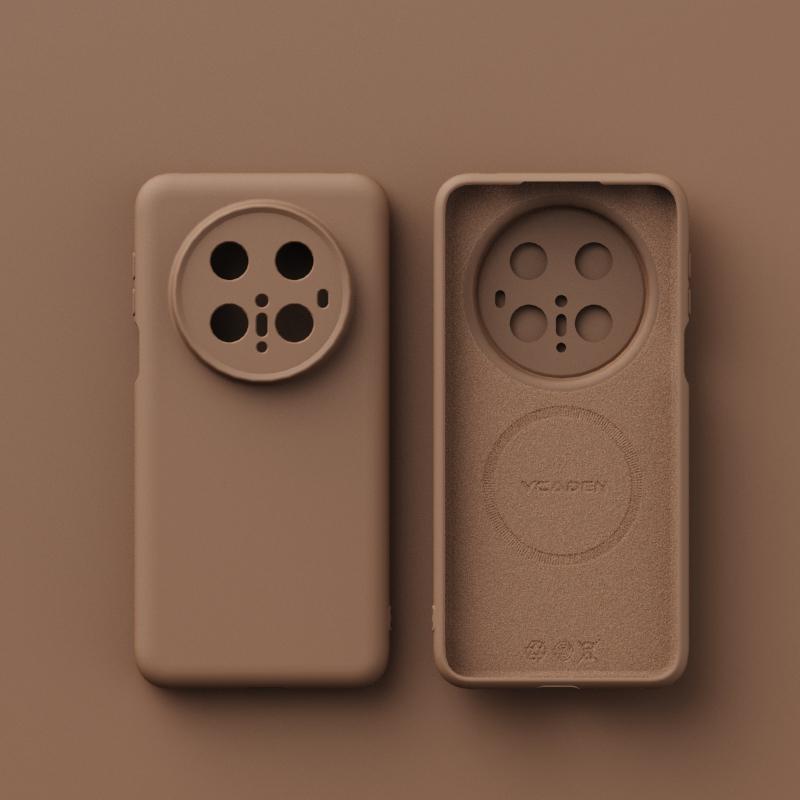 For Wireless Charging Magsafe Soft Liquid Silicone Phone Case For Huawei Mate 70 60 Pro Magnetic Slim Skin Protection Cover