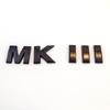 3D Black MKIII MK3 Rear Car Emblem and Rear Truck Chrome Red Badge Car Sticker for Volkswagen VW Golf Jetta MK3
