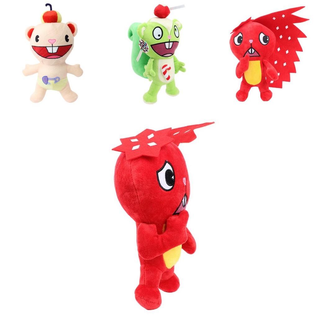 Adorable Flippy Plush Toy Ultra-soft Short Plush Military Bear Happy Tree Friends