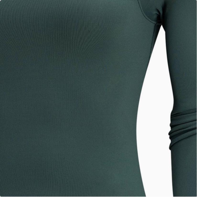 Nike Solid Color Yoga Training Pullover Quick-Dry Long Sleeve Fitness Top Women Tops Green FN3023-338