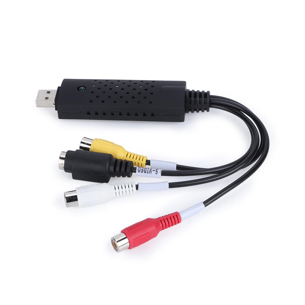 Neues USB 2.0 auf 3 Cinch Audio S-Video TV DVD VHS RW Aufnahme Konverter Adapterkabel