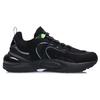 New LiNing V8 Support Cushioning Abrasion Resistant Low Top Running Shoes Women's Black ARHQ172-5
