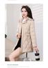 Women's Mid-Length Hooded Down Jacket - 2025 Autumn/Winter Slim Fit