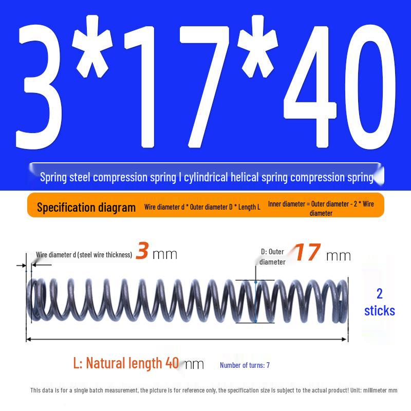 Compression Spring Y-Type Shock Absorbing Coil 3*16/17/18/19/20