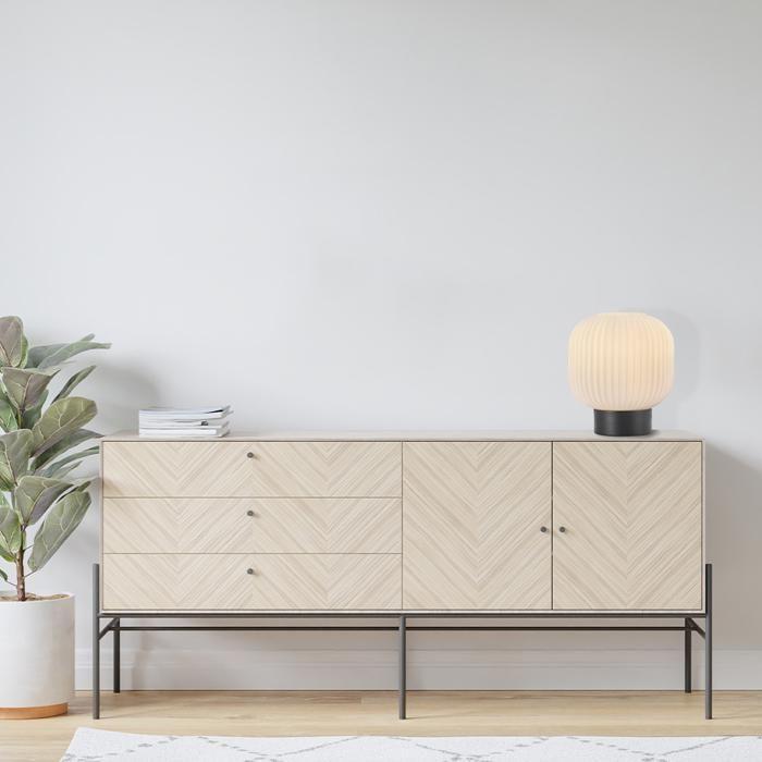 Tischleuchte Opalglas 23W IP20 E27 Ø 200mm