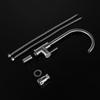 TLXT Rotatable Stainless Steel Wall-Mounted Kitchen Faucet